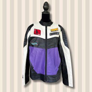 Secondhand Bershka Pleather Racing Jacket